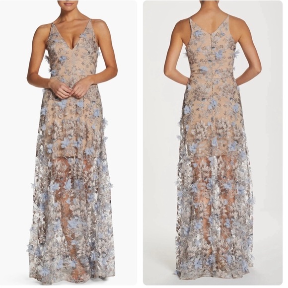 Dress The Population Sidney Deep V-Neck 3D Lace Gown Dress Mineral Blue Sheer is available for purchase on au PAY Market - Imported Goods Online Store Co.Ltd. | au PAY Market - Dress The Population Sidney Deep V-Neck 3D Lace Gown Dress Mineral Blue Sheer is available for purchase on au PAY Market - Imported Goods Online Store Co.Ltd. | au PAY Market -